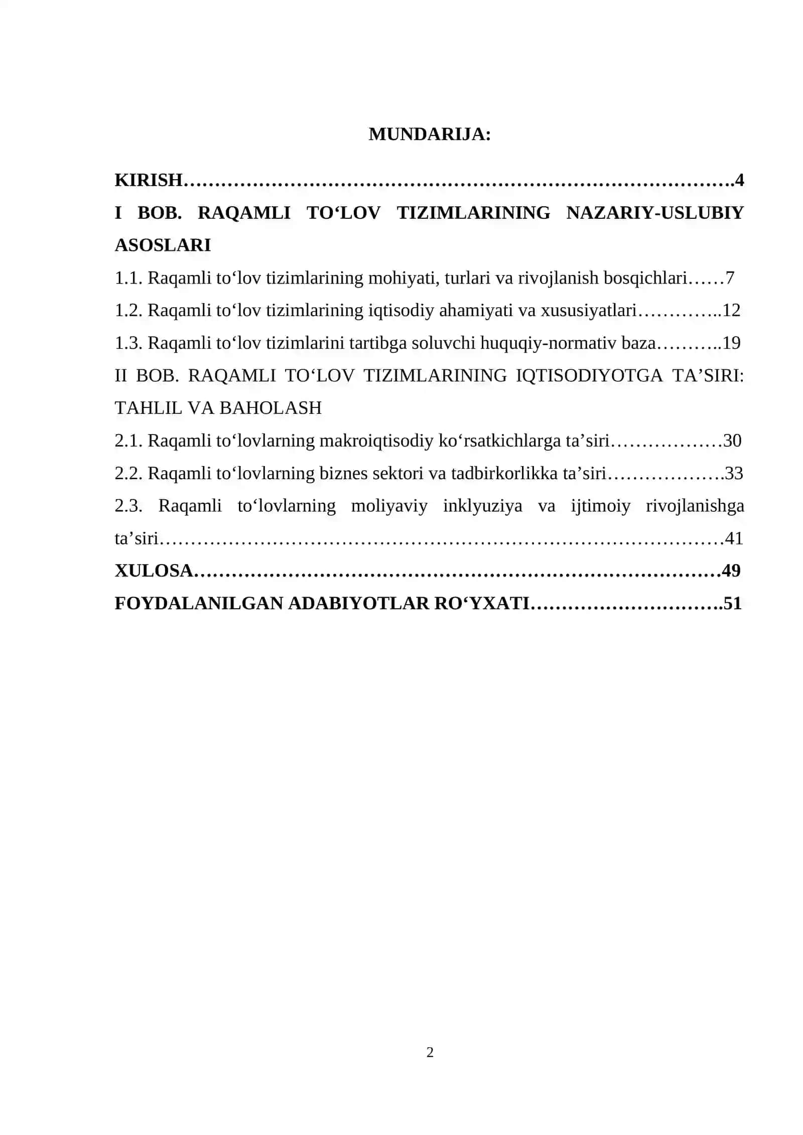 RAQAMLI TO‘LOV TIZIMINING IQTISODIYOTGA TA’SIRI 2