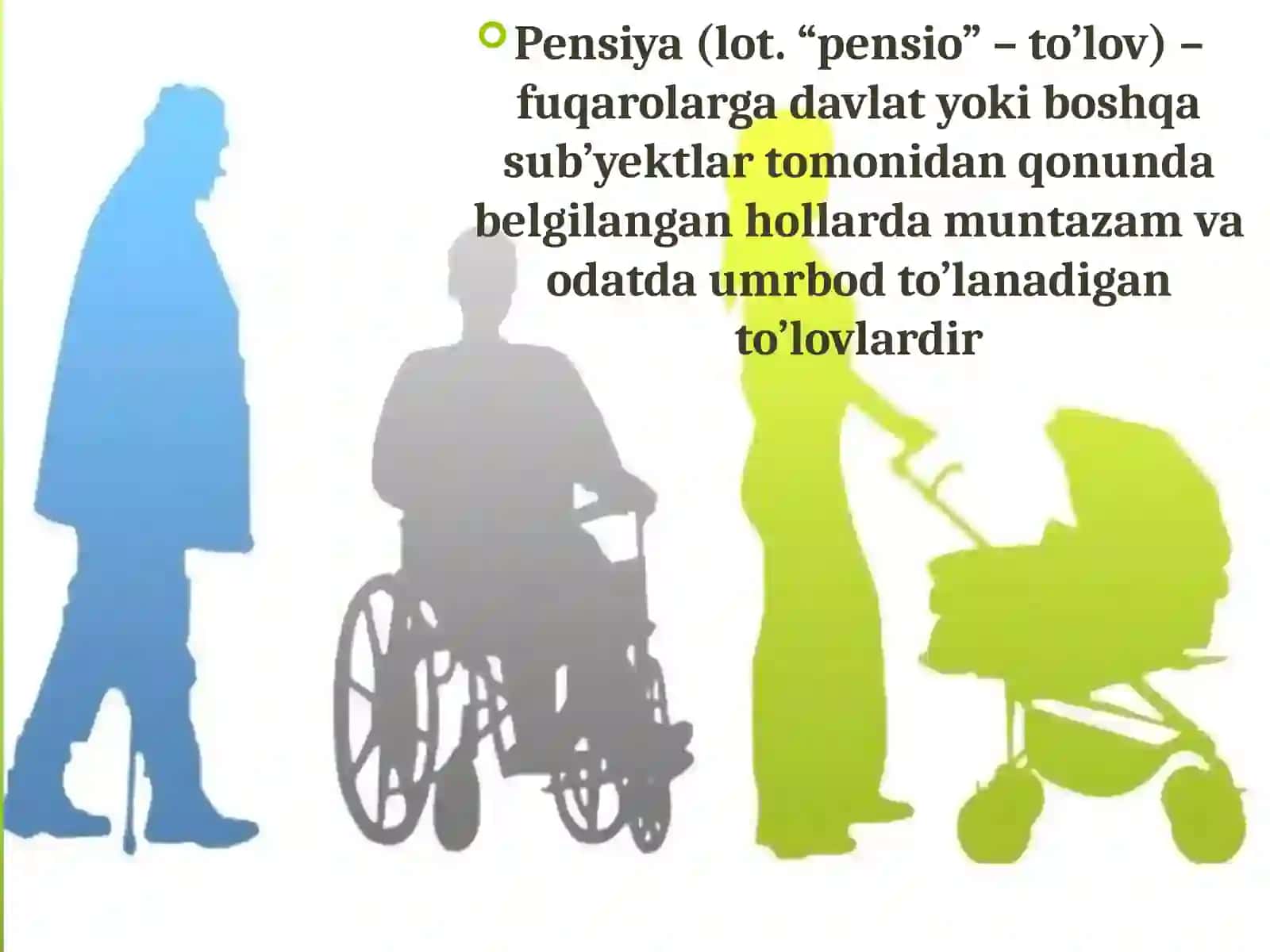 Pensiya va nafaqalar iqtisodiy funktsiyasi va maqsadi 2