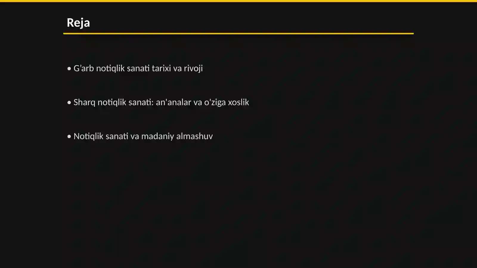 G’arb va sharq madaniyati tarixida notiqlik sanatining o’rni 2