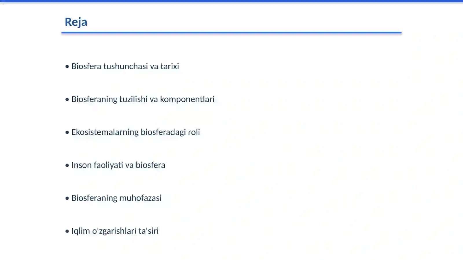 Biosfera haqida tushuncha 2