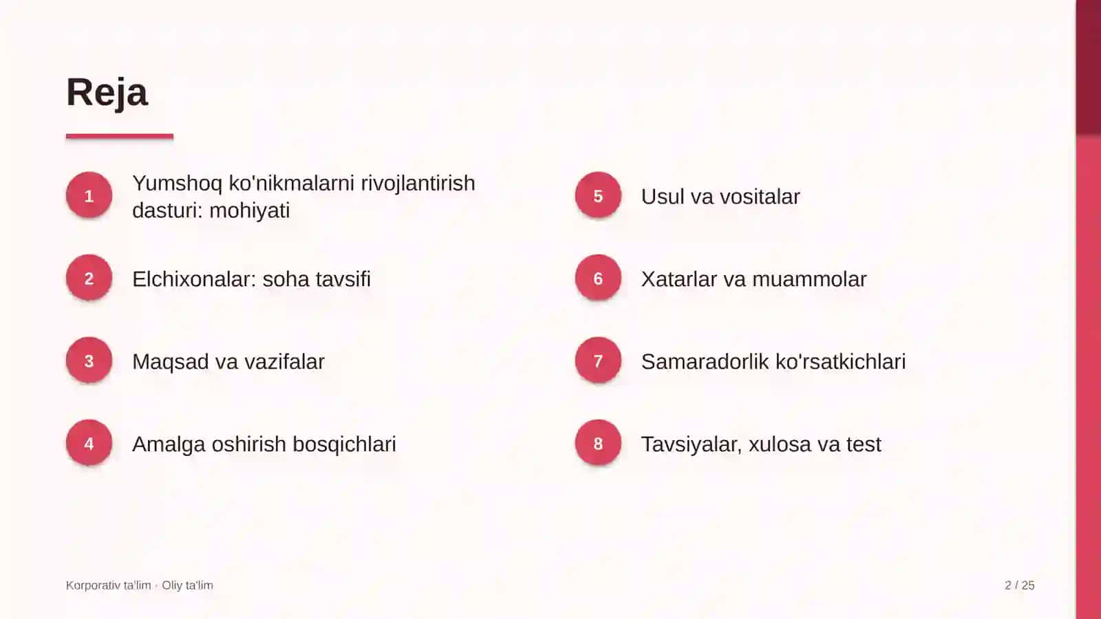 elchixonalarda yumshoq ko'nikmalarni rivojlantirish dasturi 8581 2