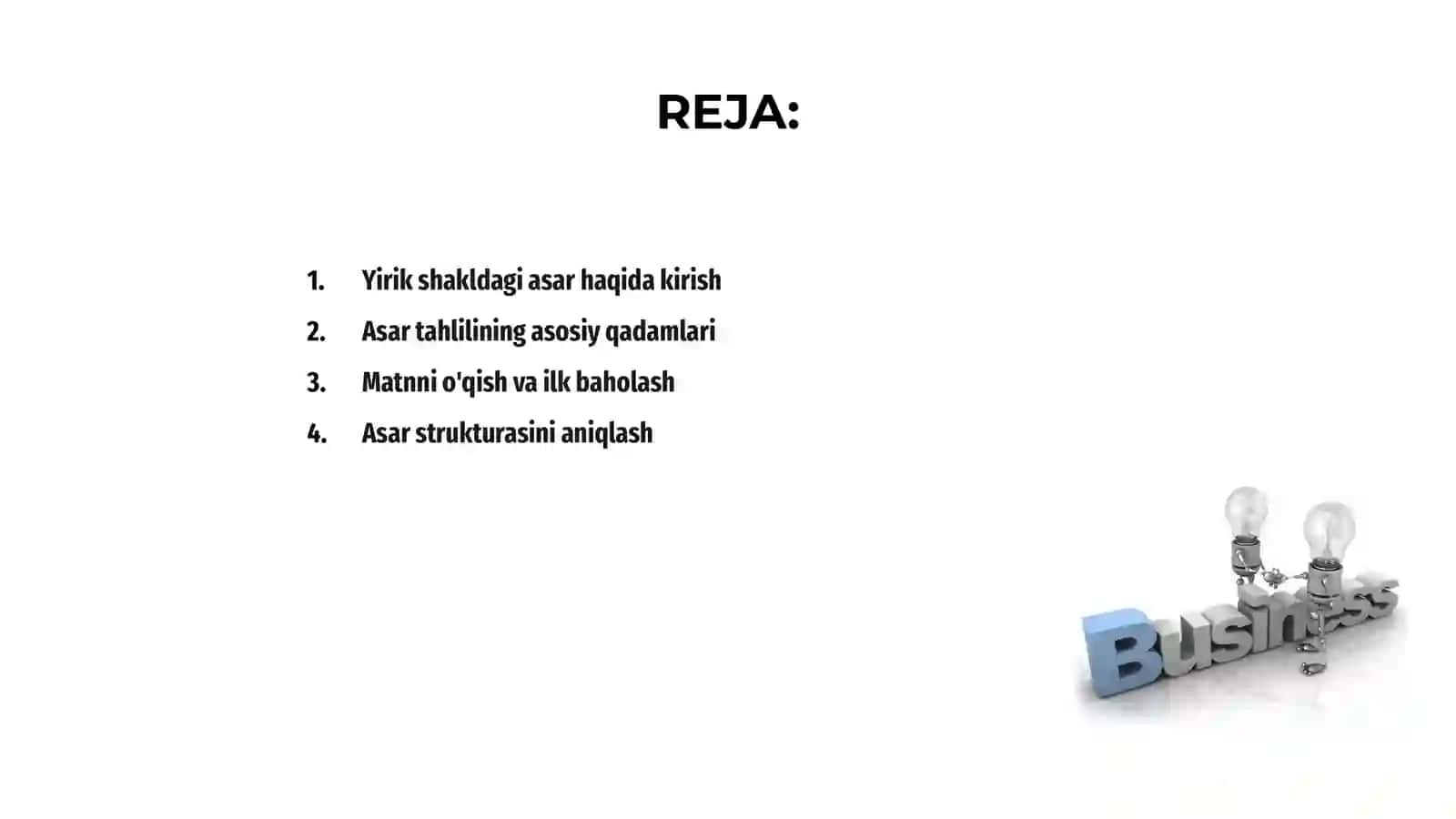 Yirik shakldagi asar taxlili 2