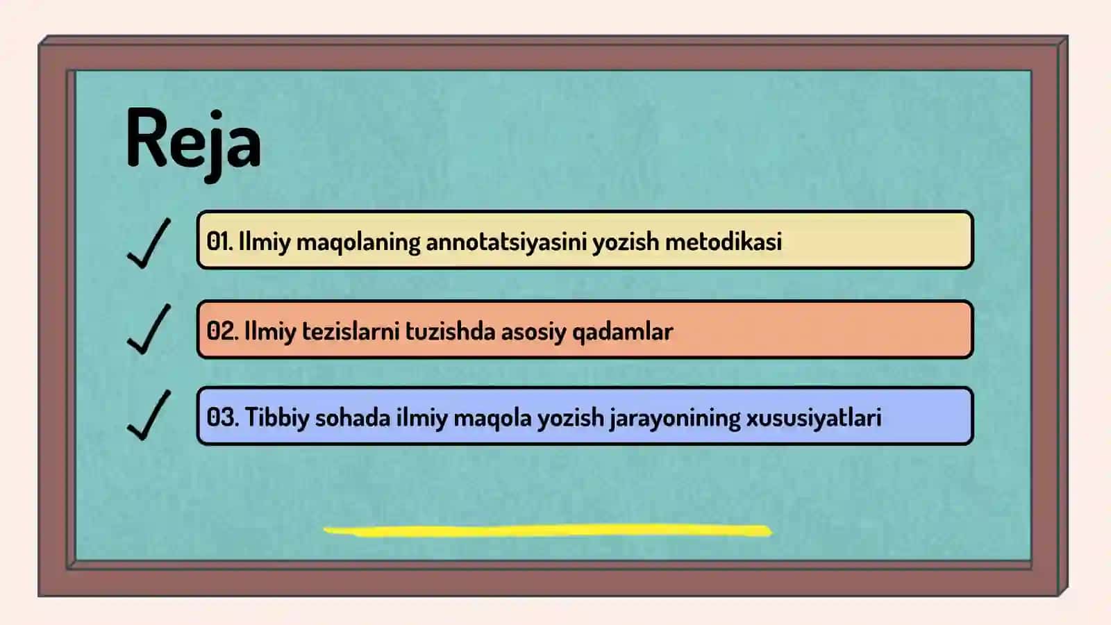 Tibbiy soha bo'yicha ilmiy maqolaga annotatsiya va ilmiy tezis yozish 2