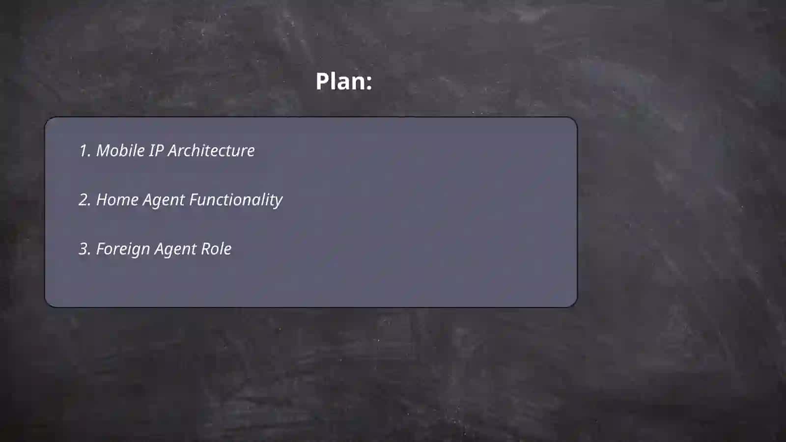 Features of mobile IP 2
