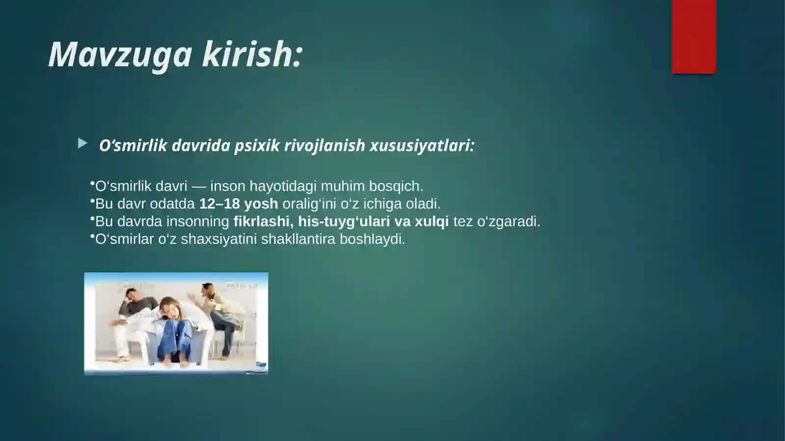 O‘smirlikdavri dasturi 2