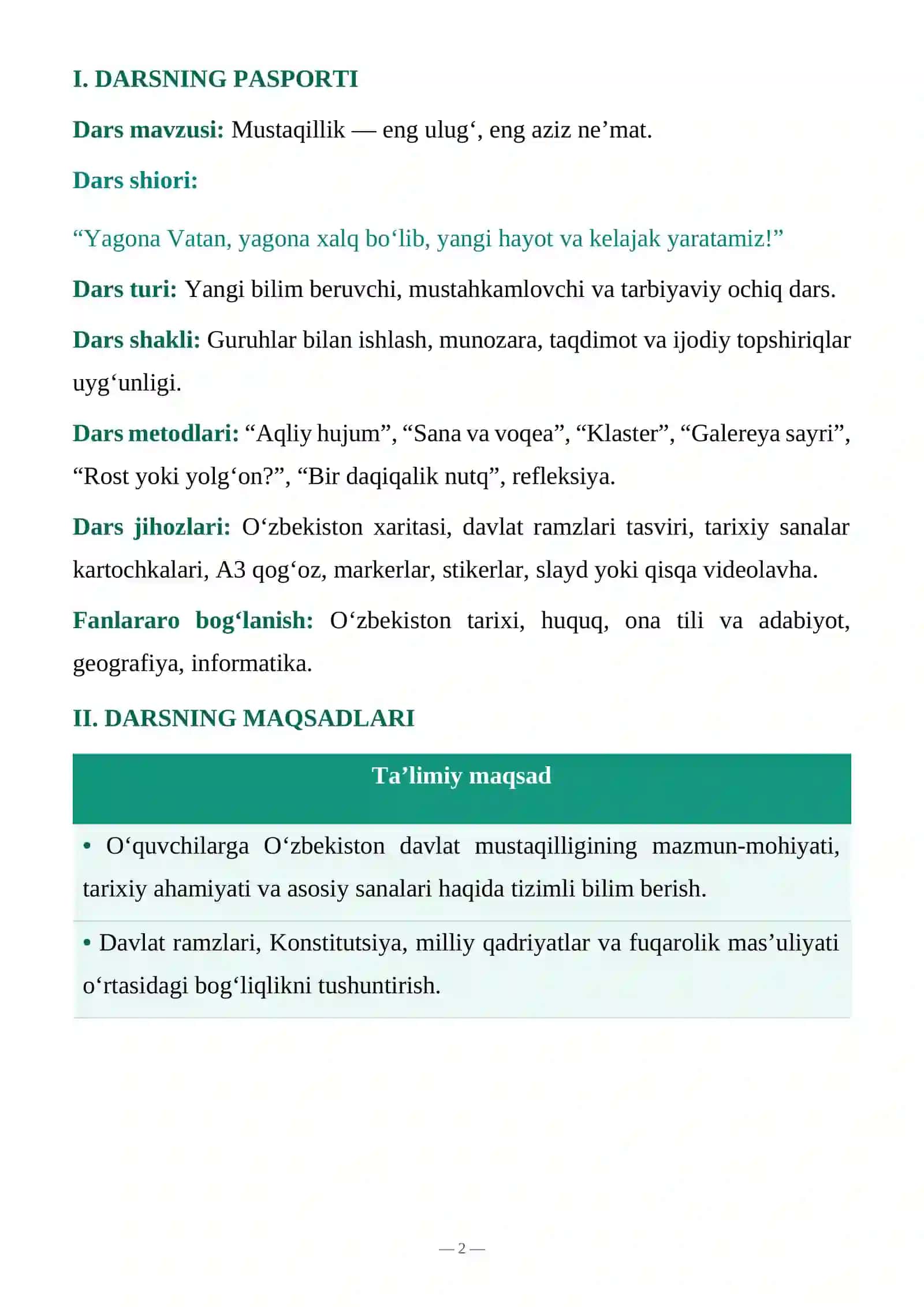 "MUSTAQILLIGIMIZNING 35 YILLIGI" 2