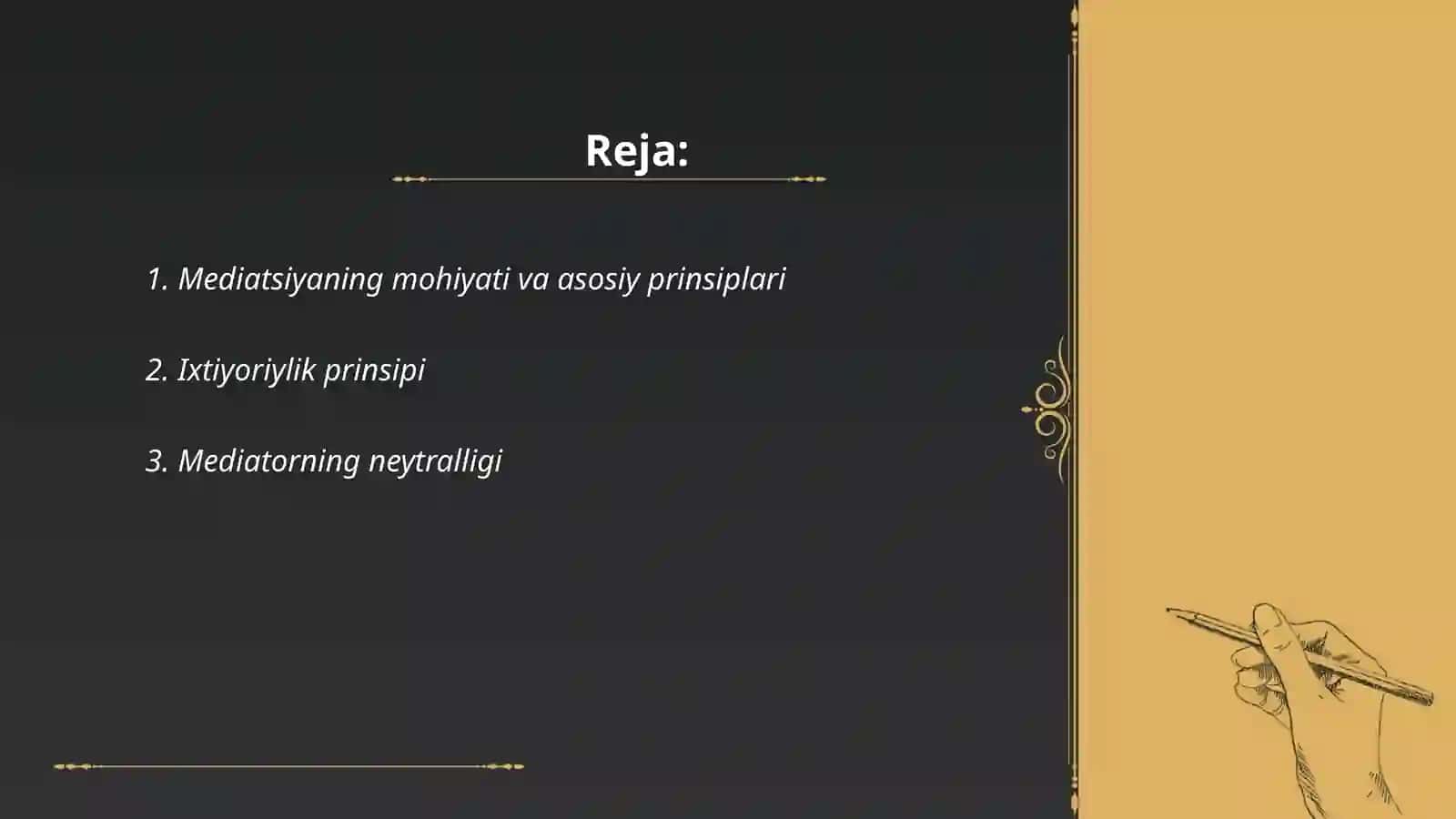 Mediatsiya prinsiplari va ularning mediatsiya jarayonida qo'llanilishi 2
