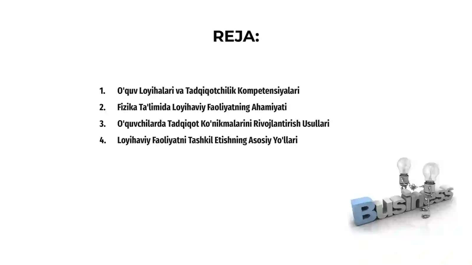 Fizika Ta'limida Loyihaviy Faoliyatning Ahamiyati 2