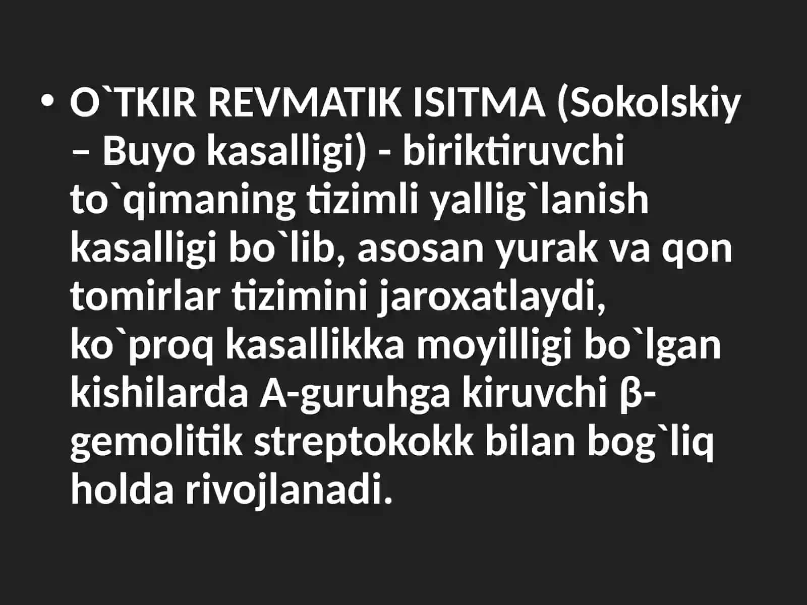 O`TKIR REVMATIK ISITMA 2