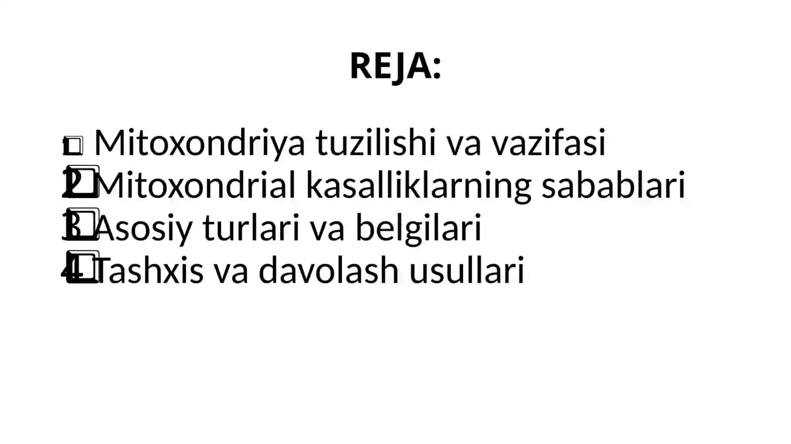 MITOXONDRIAL KASALLIKLAR 2