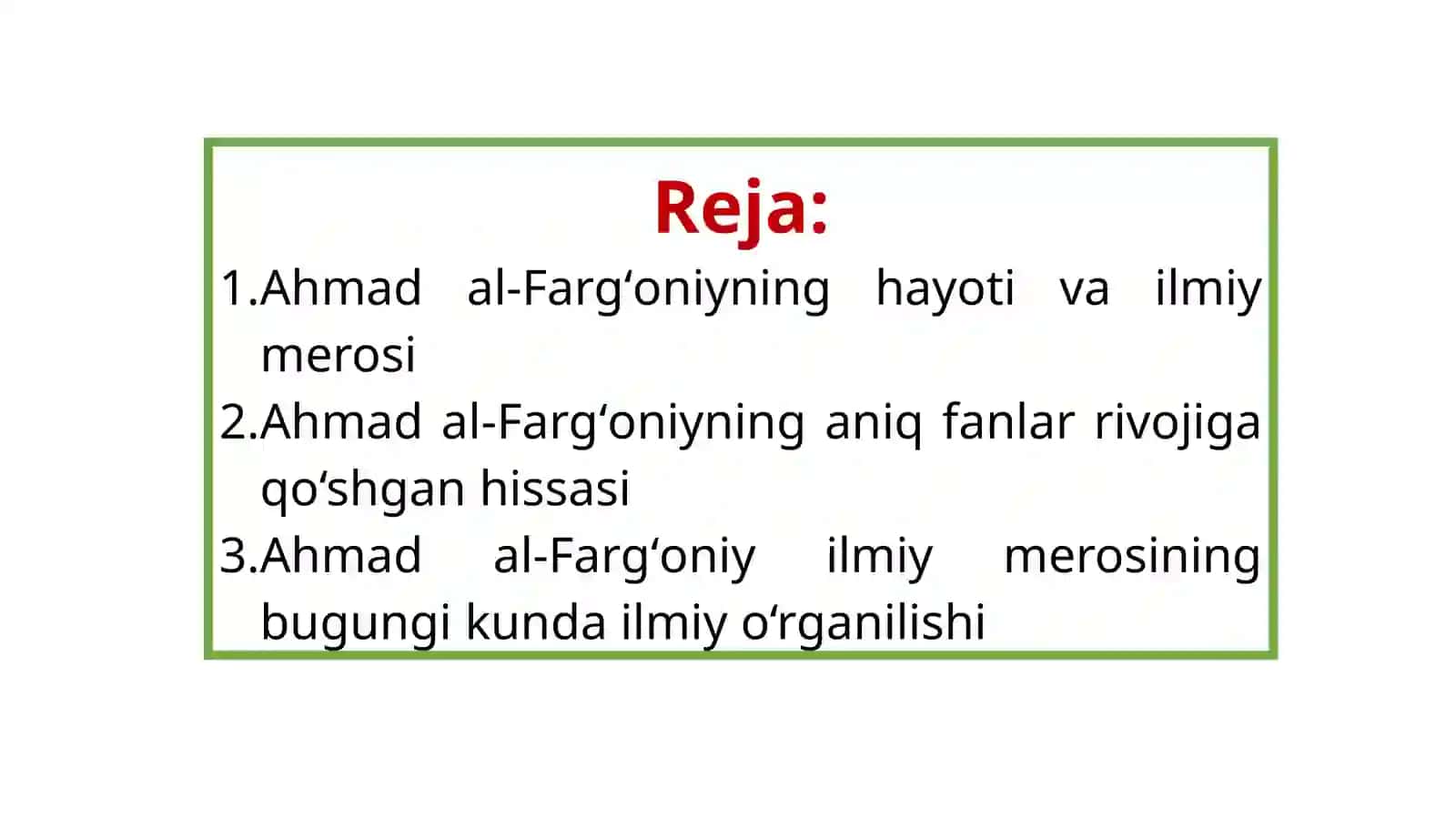 Ahmad al-Farg‘oniyning hayoti va ilmiy merosi 2