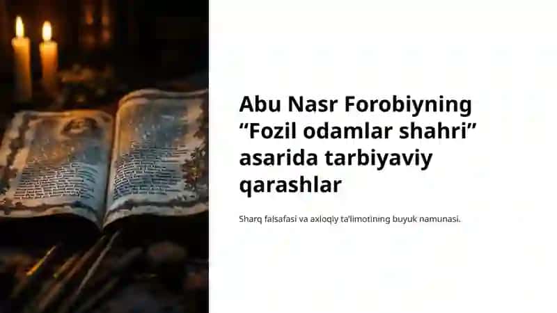 Abu Abdulloh Muhammad ibn Muso al-Xorazmiyning didaktik g‘oyalari.Tarbiyaviy fanlar metodikasi. 2