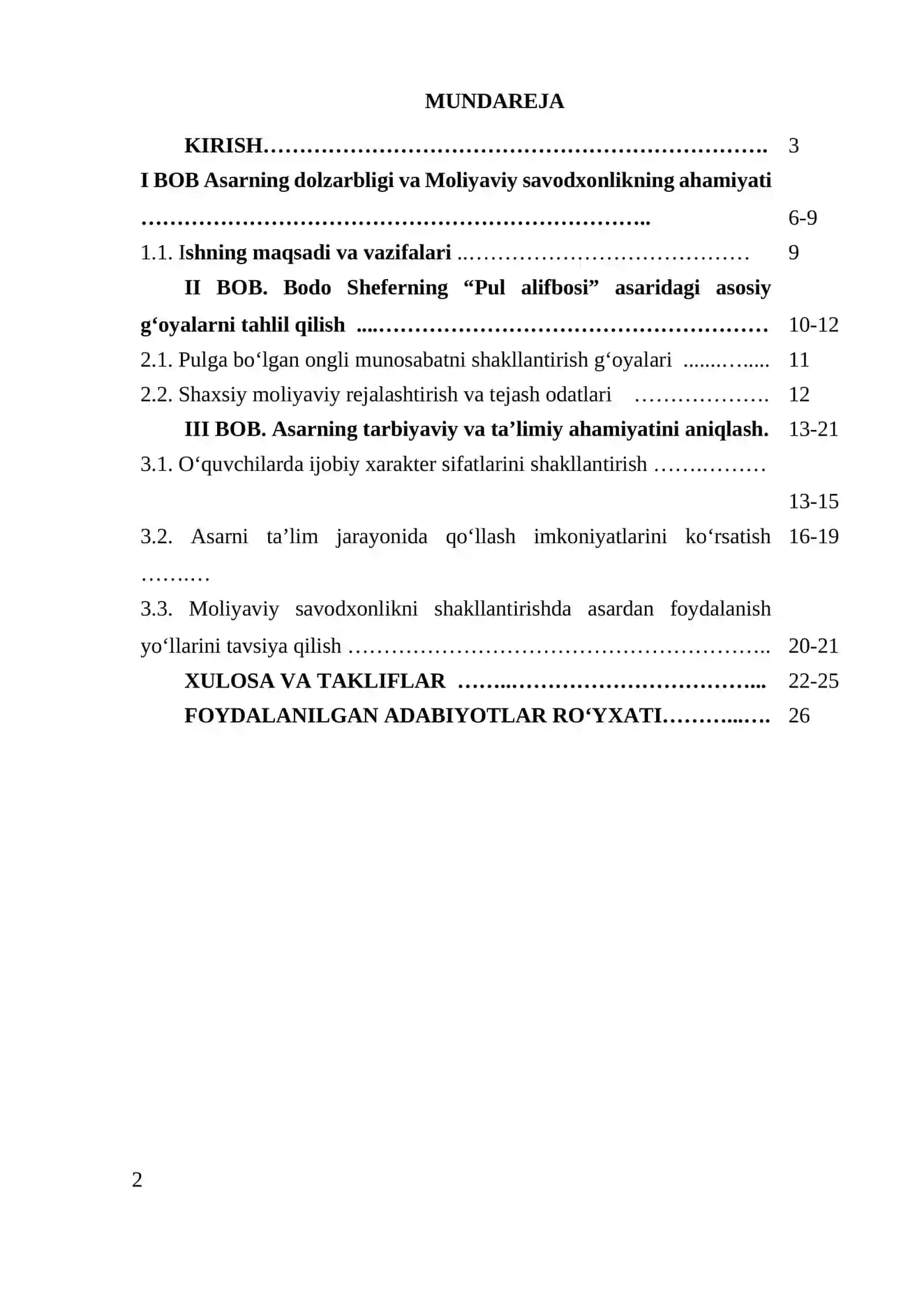 BODO SHEFERNING PUL ALIFBOSI ASARI 2