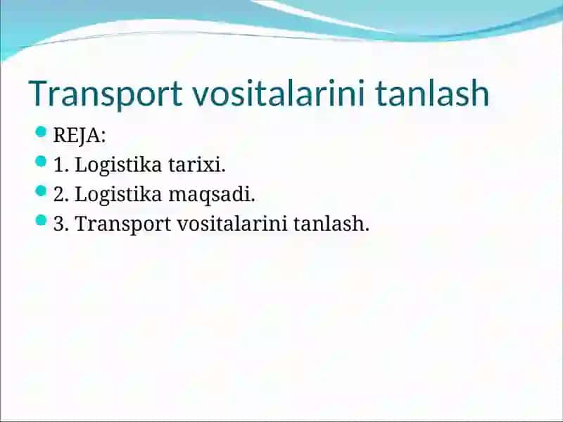 TIJORAT LOGISTIKASI 2