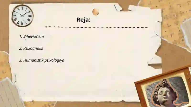Psixalogiyaning asosiy yõnalishlari 2