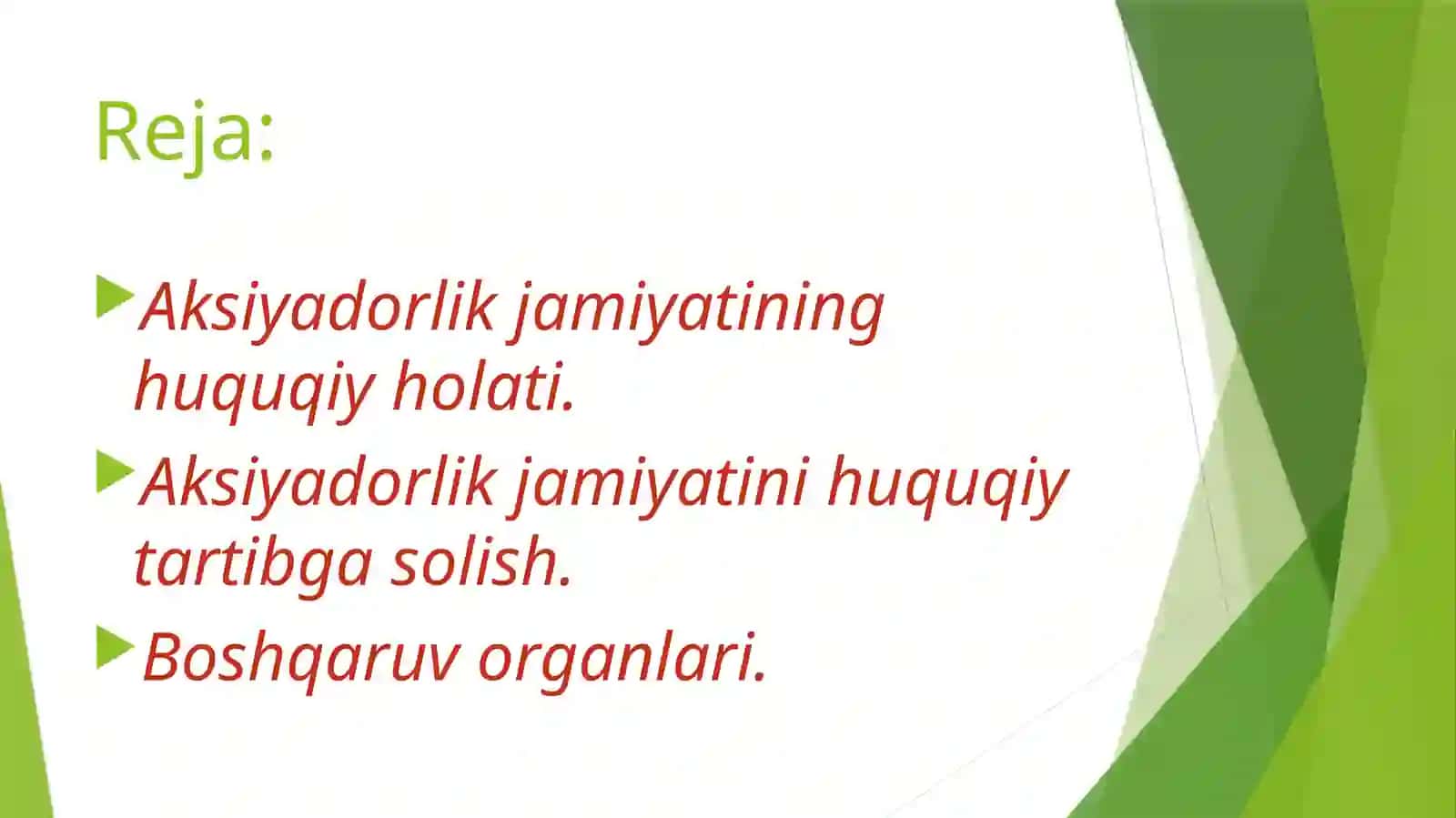 AKSIYODORLIK JAMIYATINING HUQUQIY HOLATI UNI TASIS ETISH TARTIBI VA BOSHQARUV ORGANLARI VA JAMIYATNING JAVOBGARLIGI 2