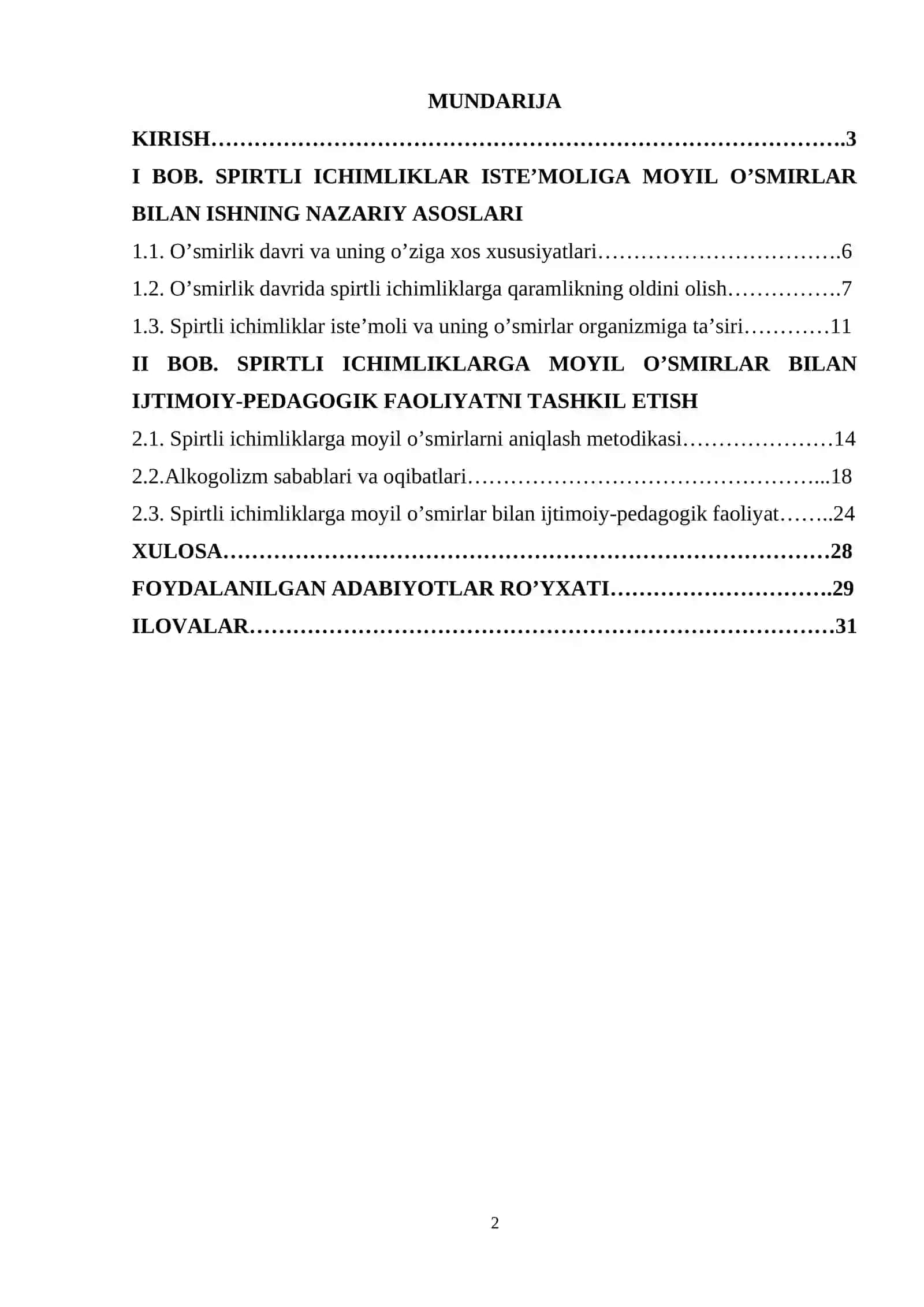 SРIRTLI ICHIMLIKLАRGА MОYIL О’SMIRLАR BILАN IJTIMОIY-РЕDАGОGIK FАОLIYАT 2