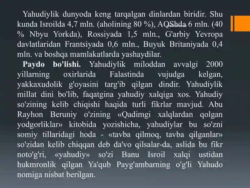 Milliy dinlar 2