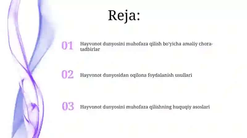 Hayvonot dunyosini muhofaza qilishning huquqiy asoslari 2