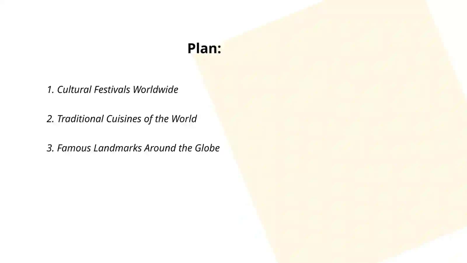 Cultural Festivals Worldwide 2