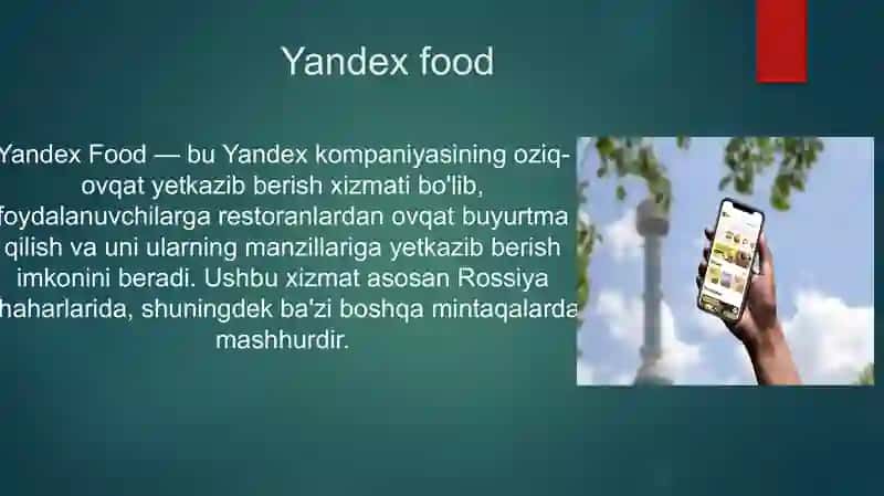 Yandex food 2