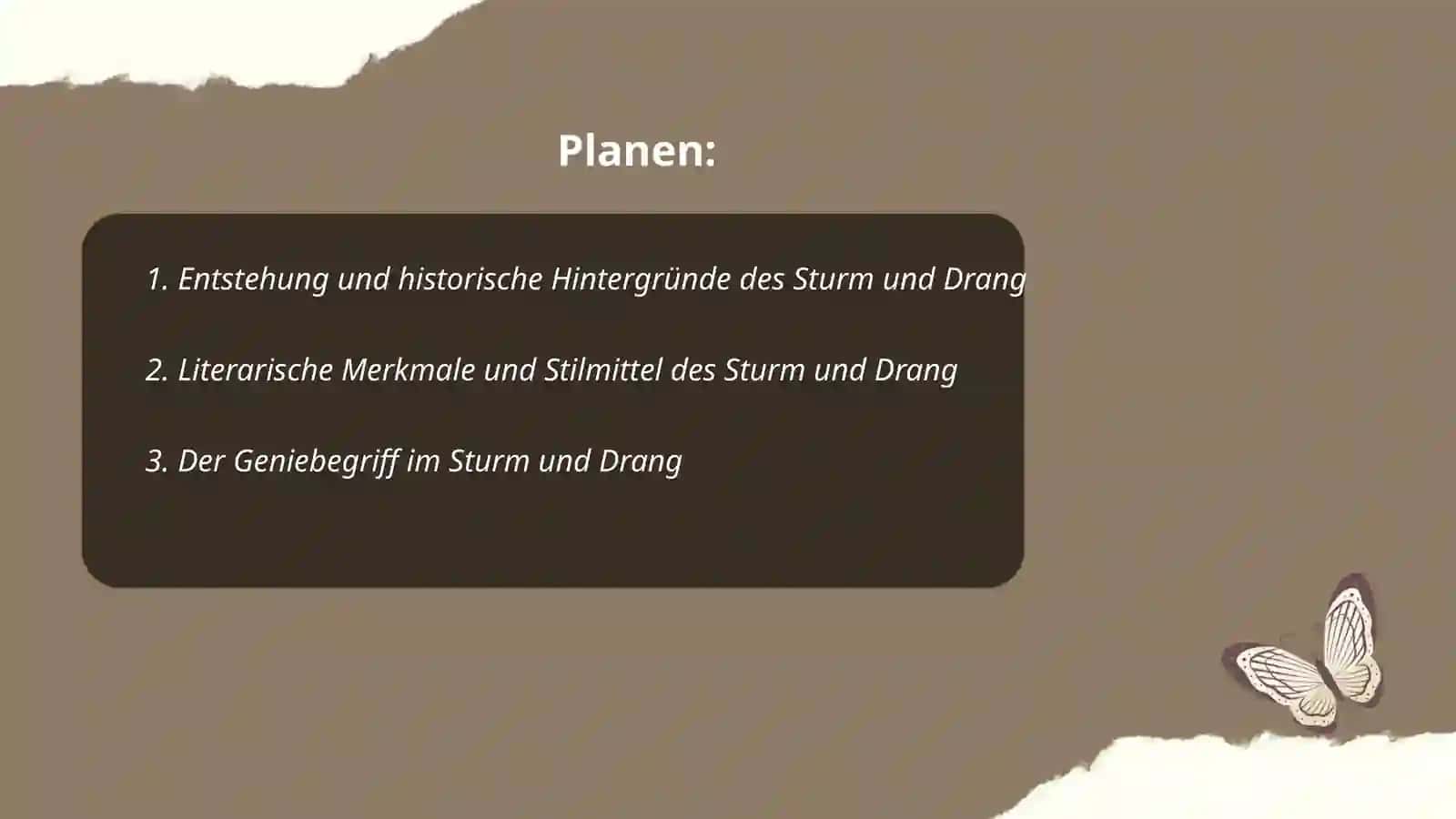 Sturm und Drang 2