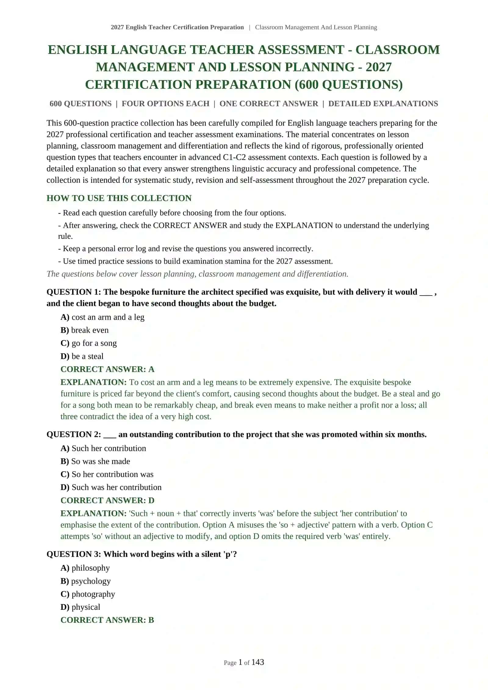 Classroom Management And Lesson Planning 2