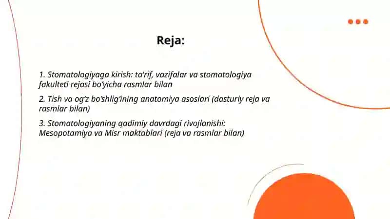 Stomatologiyaga kirish 2
