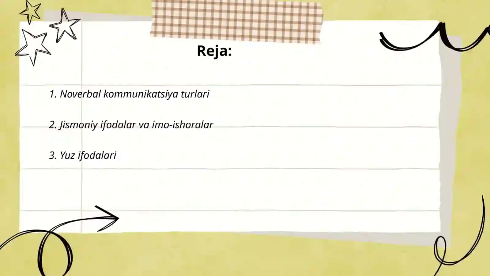 Noverbal kommunikatsiya turlari 2