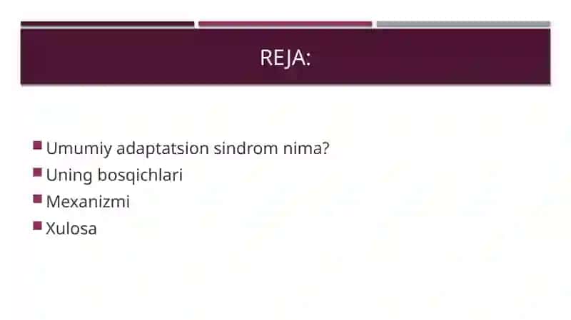 Umumiy adaptatsiya sindromi 2