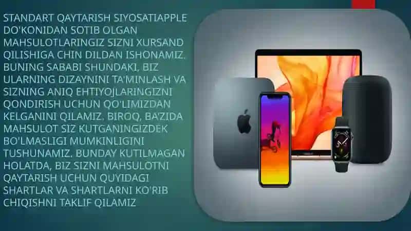 Standart qaytarish siyosati 2