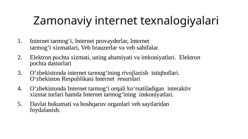 INTERNET PROVAYDERLARI, MANZILLARI WWW 2