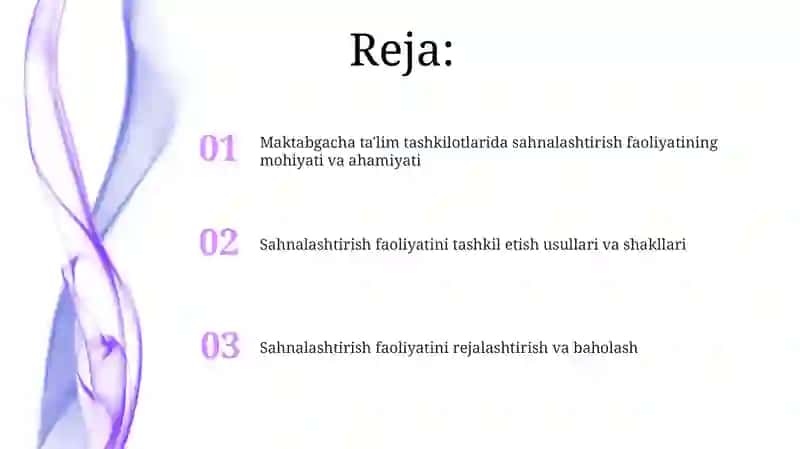Maktabgacha ta'lim tashkilotida sahnalashtirish faoliyati 2