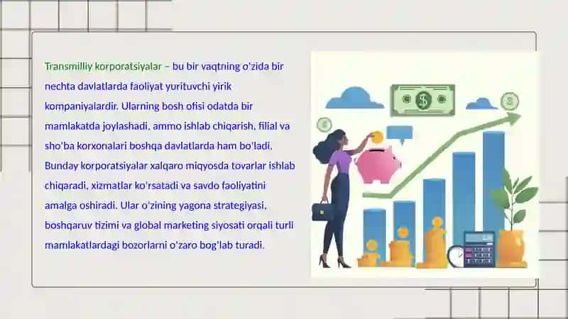 Trans milliy korparatsiyalar 2