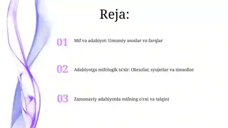 Mif va Adabiyot 2