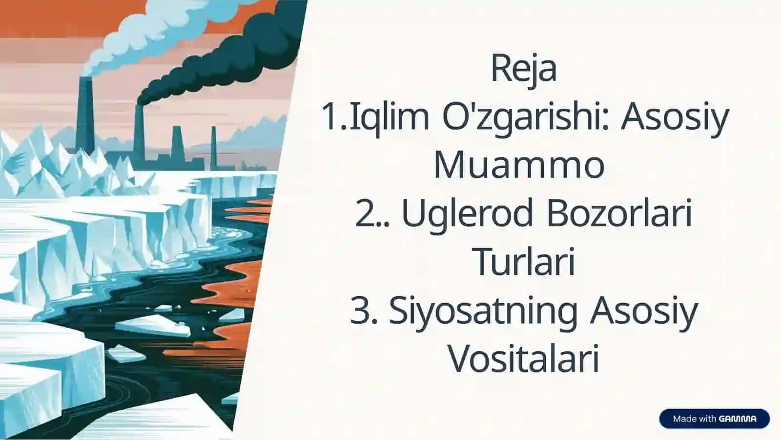 Uglerod Bozorlari va Uglerod Siyosati 2