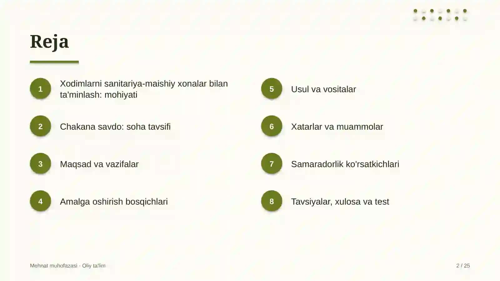 chakana savdoda xodimlarni sanitariya maishiy xonalar bilan ta'minlash 3182 2
