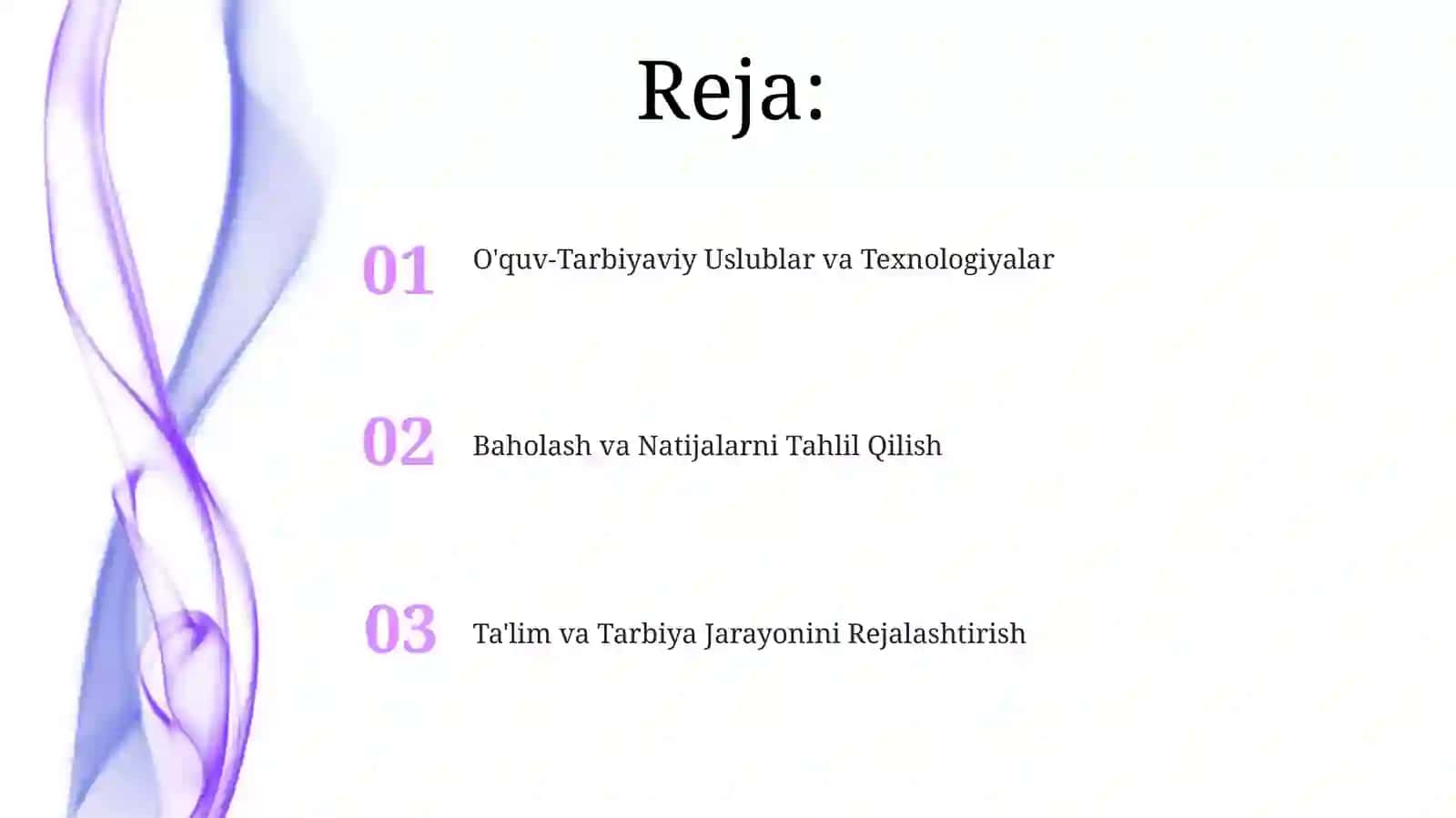 Ta’lim Tarbiya Jarayonini Ishlanmasini Yozish 2