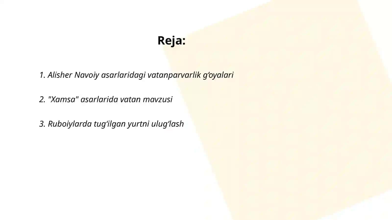 Alisher Navoiyning ruboiylarida Vatan va vatanparvarlik g‘oyalarining badiiy talqini 2