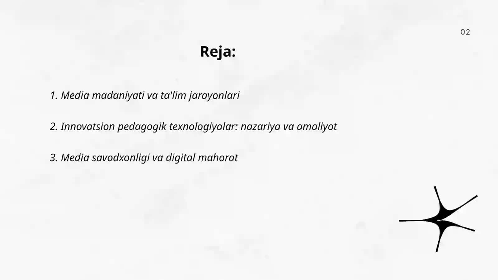 Media madaniyati va innovatsion pedagogik texnalogiyalar 2