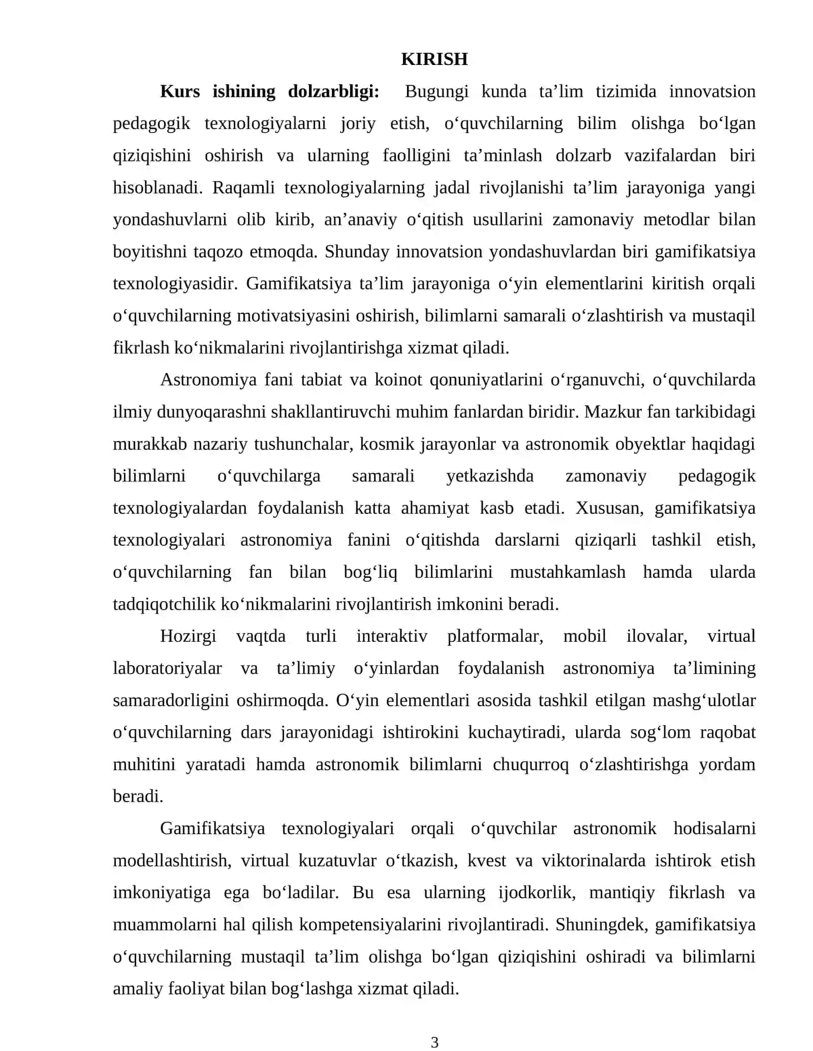 Astronomiya Ta'limida Gamifikatsiya 2