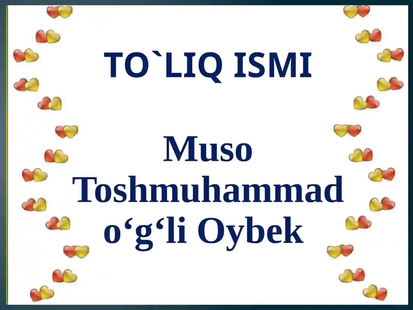 OYBEK 2