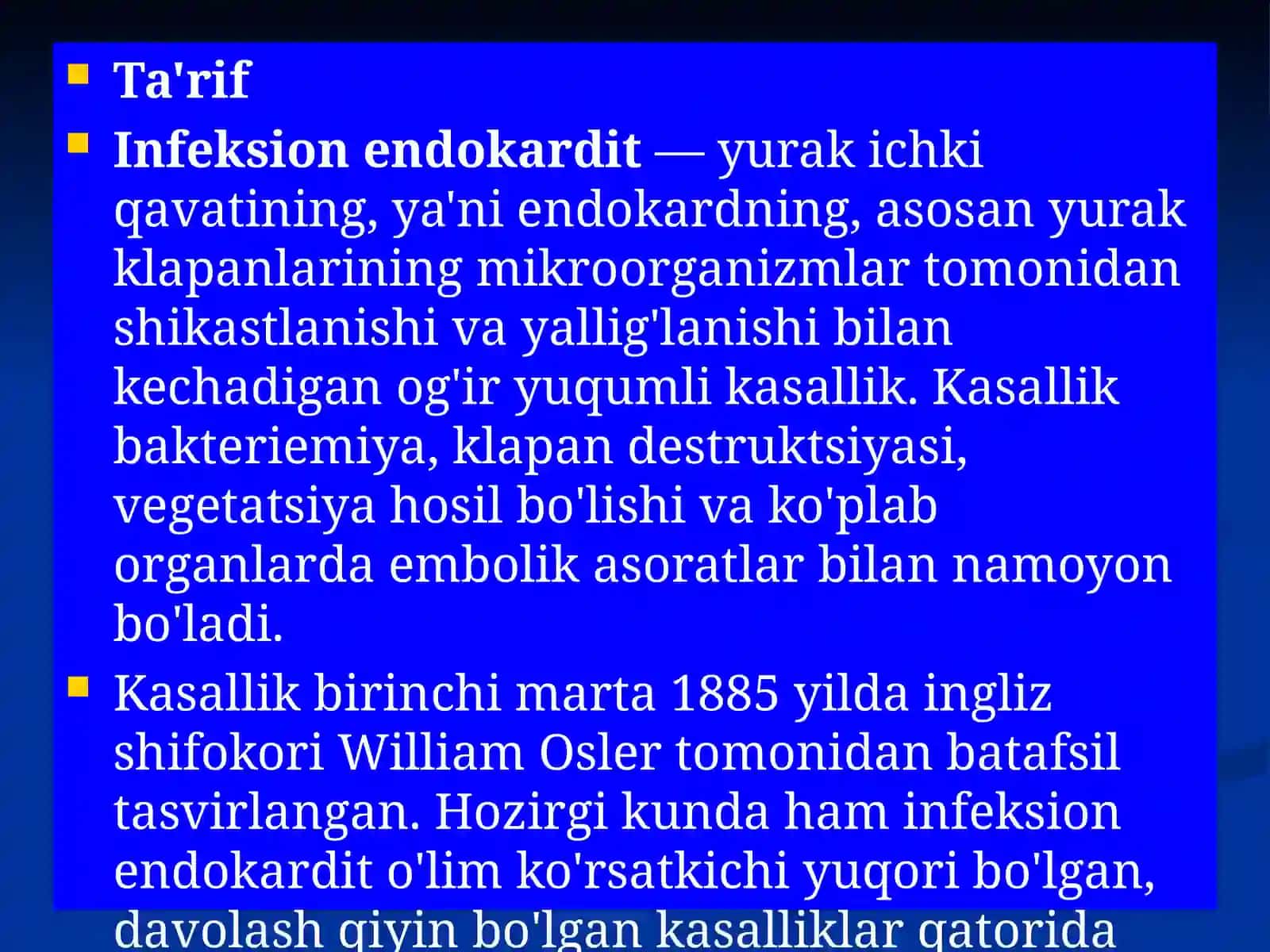 INFEKSION ENDOKARDIT PREZENTATSIYA 2