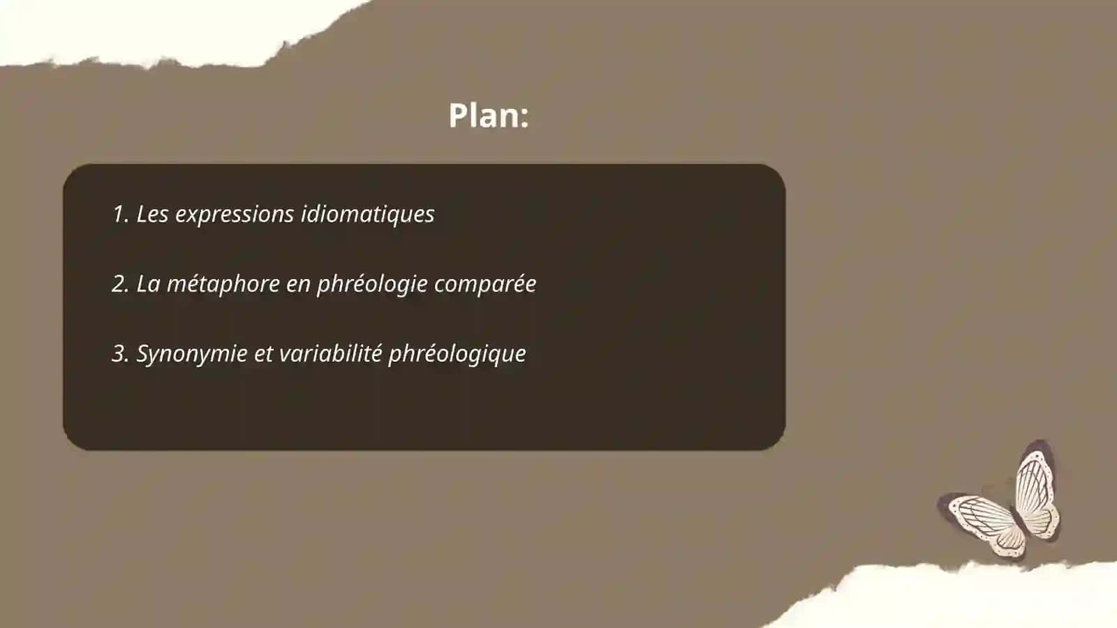 PHRASÉOLOGIE COMPARÉE 2