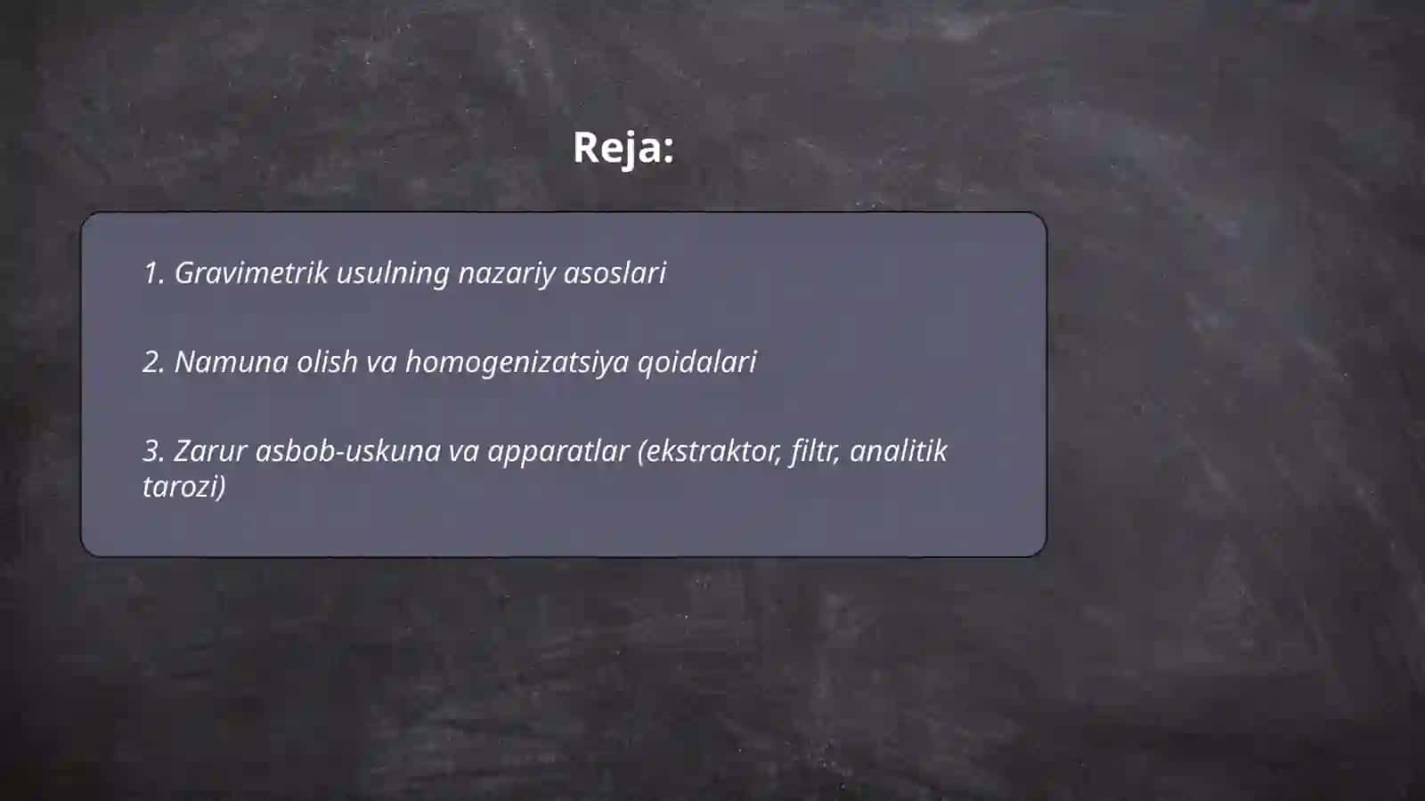 Quyultirilgan sut-Yog’ miqdorini aniqlash-Gravimetrik usul 2