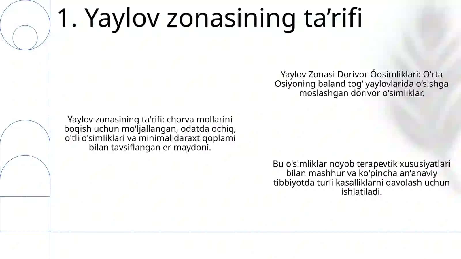 Yaylov Zonasi Dorivor Ósimliklari 2