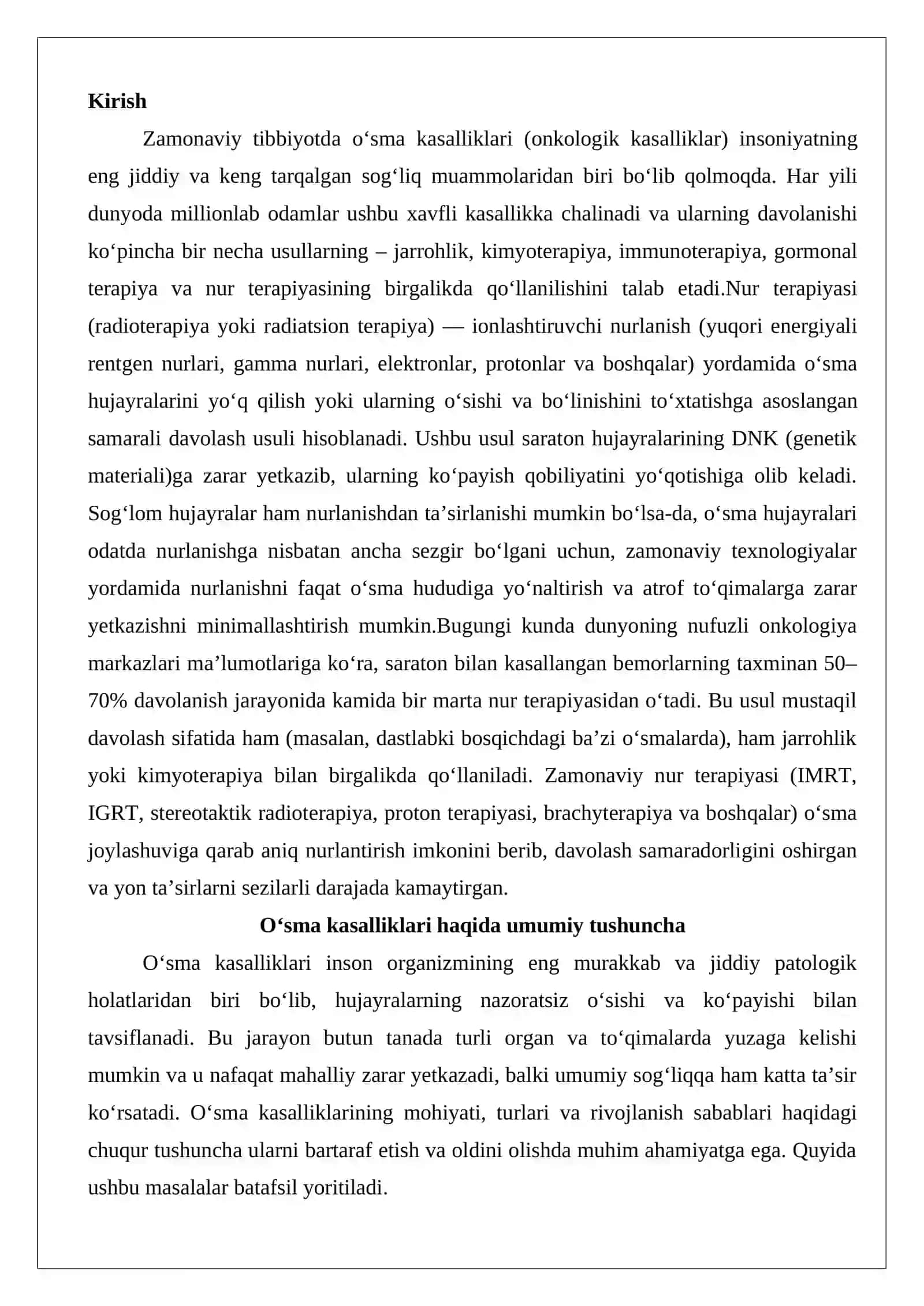 O‘smа kasalliklarini nur terapiyasi 2