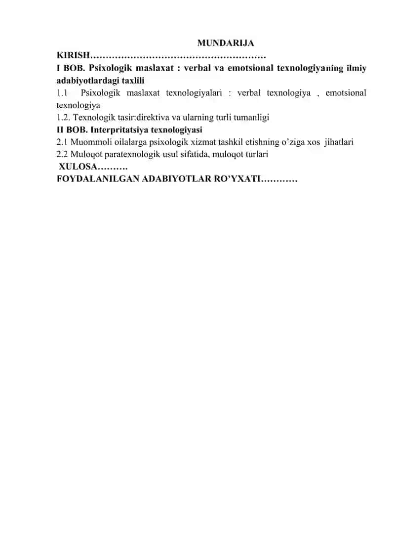 psixologik maslaxat texnologiyalari verbal va emotsional texnologiya 2