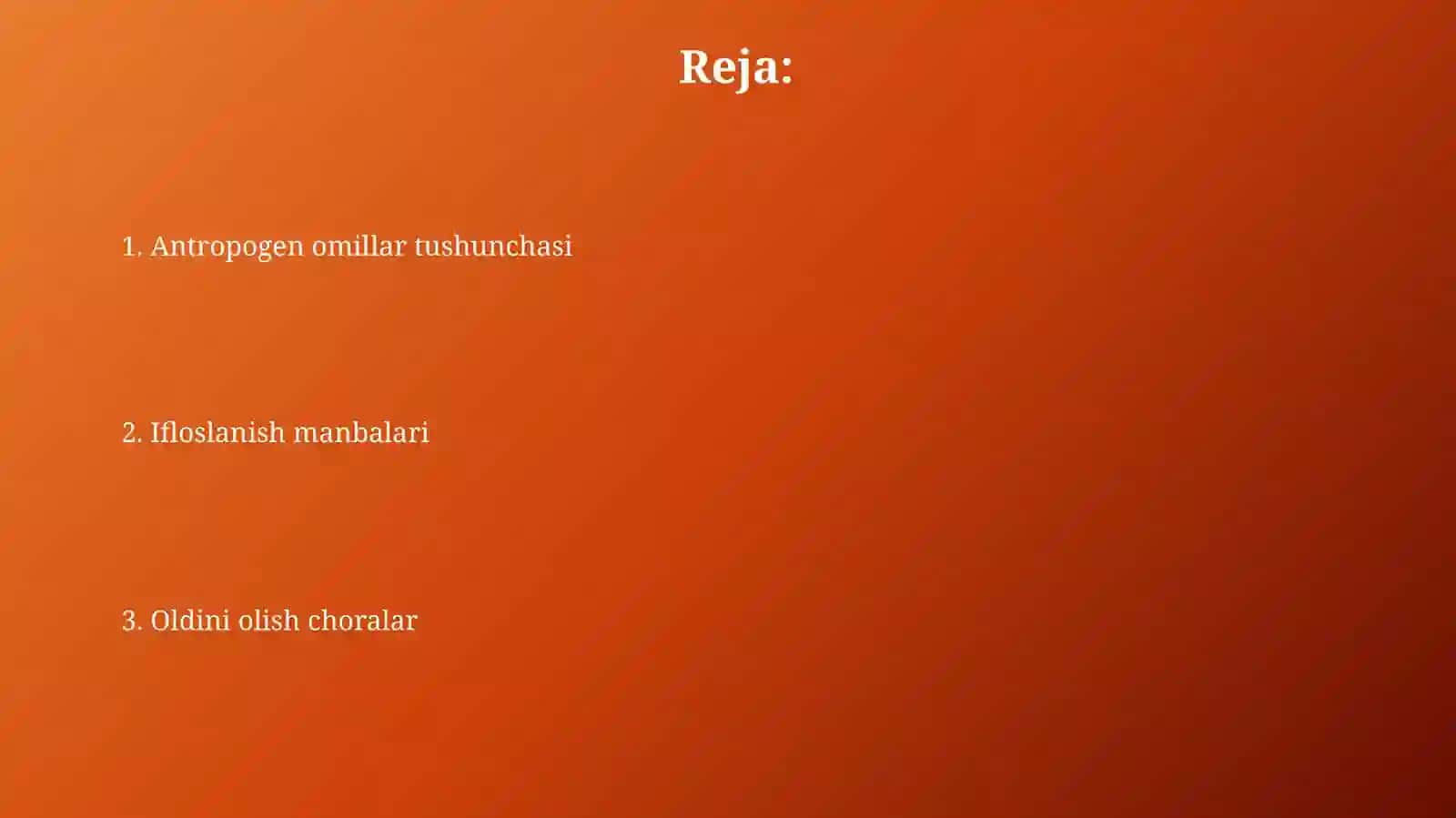 Antropogen omillarning taʼsiri 2