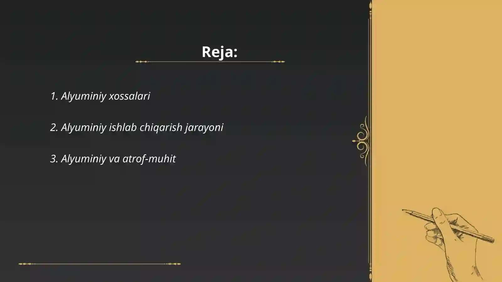 Alyuminiy xossalari 2
